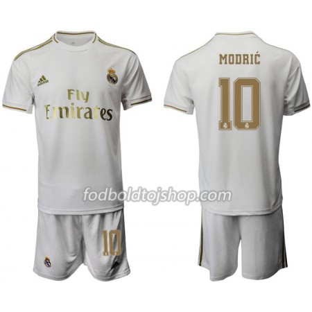 Real Madrid Luka Modrić 10 Børn Hjemme Fodboldsæt 2019-20 S/S (+ Korte bukser)